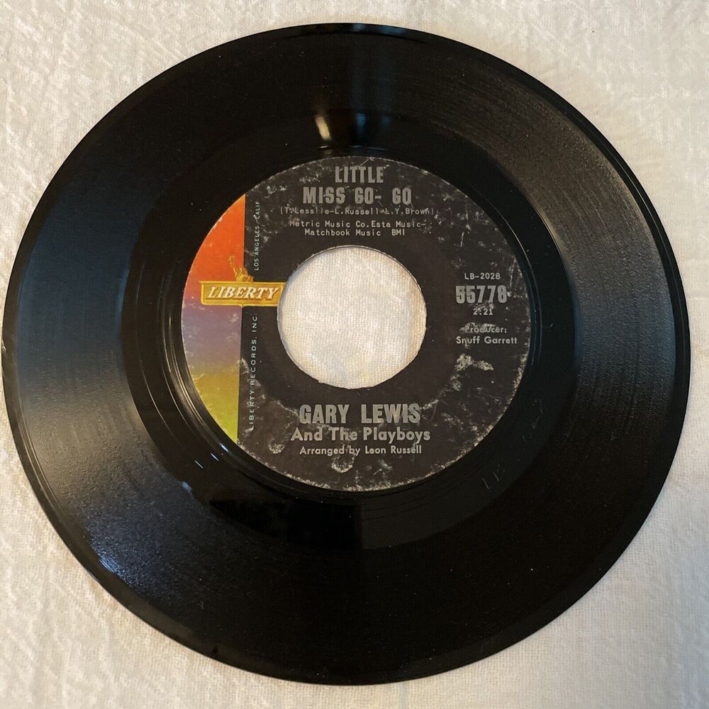 Gary Lewis and the Playboys Little Miss Go-Go / Count Me In 45RPM 1965 Liberty